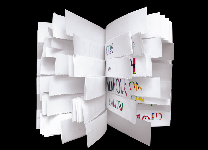 100X100 Libro d’artista Marta Guidotti